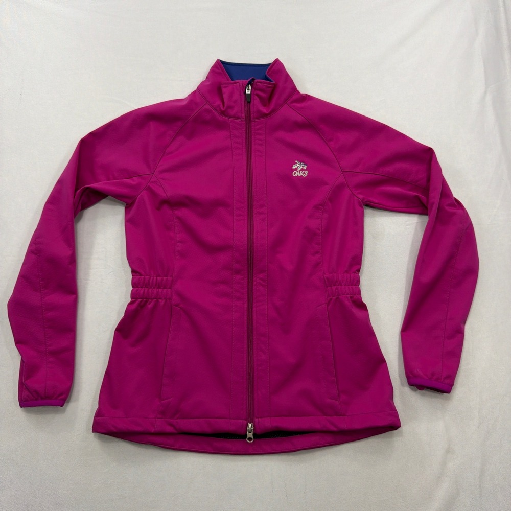 Zero Restriction Golf Jacket Tour Series Full Zip Mock Neck Pink Womens Small
